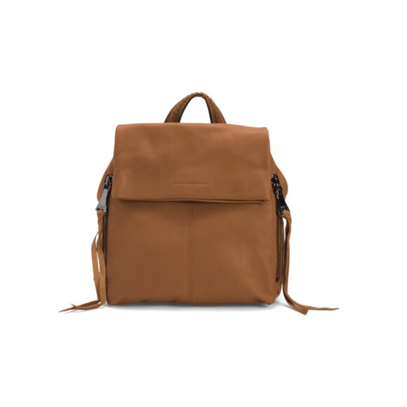 AIMEE KESTENBERG Chestnut Leather Bali Backpack - Picture 1 of 2